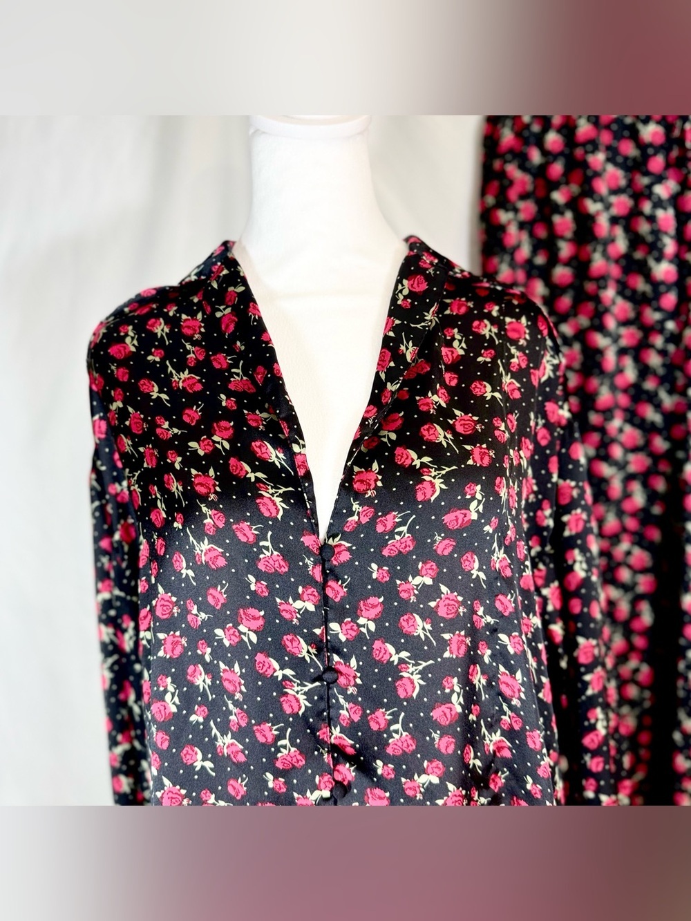 Intimately Free People “Dreamy Days Satin Like Pajama Set Size XS - Picture 4 of 16